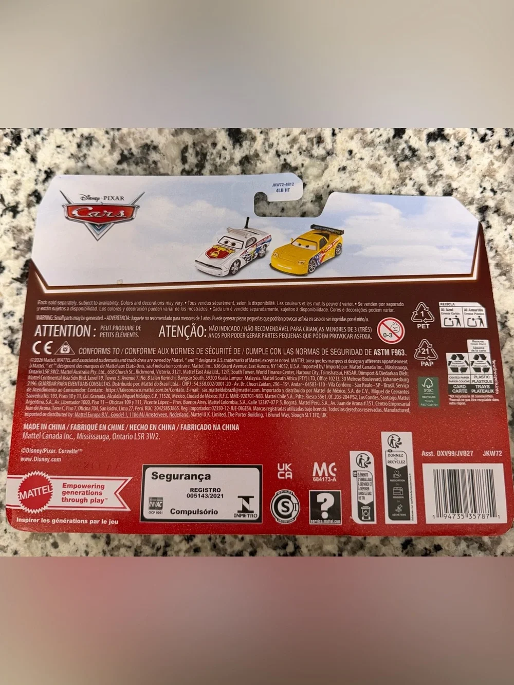 Pat Traxon 2-Pack Disney Pixar Cars Die-Cast Metal Toy Cars